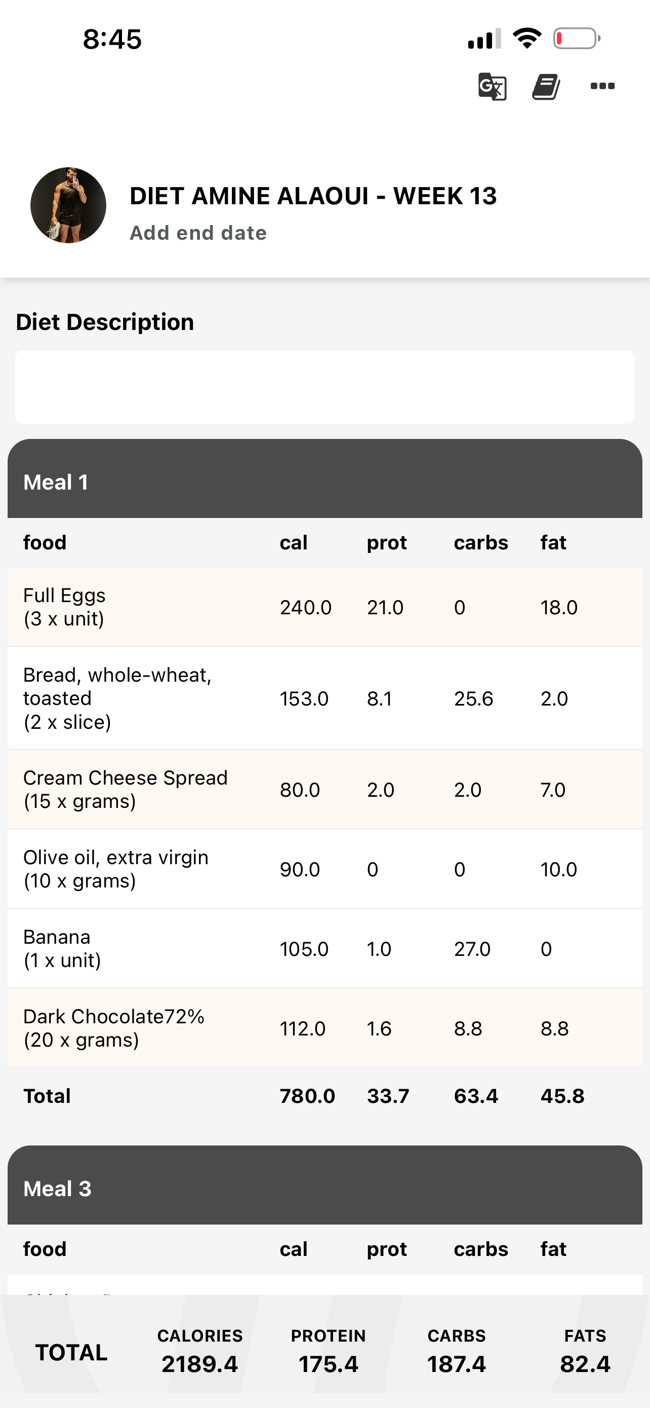 Diet Plan