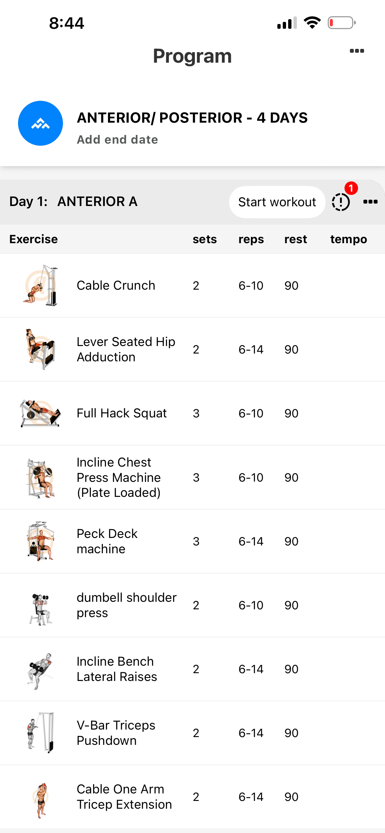 Training Plan